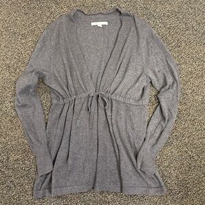 Old Navy gray tie front cardigan - Sz L